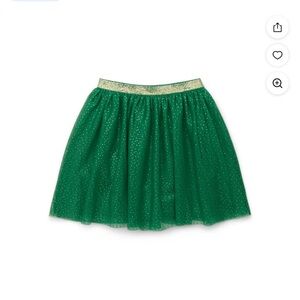 Green Glitter Skirt/holiday St. Pats day or Christmas